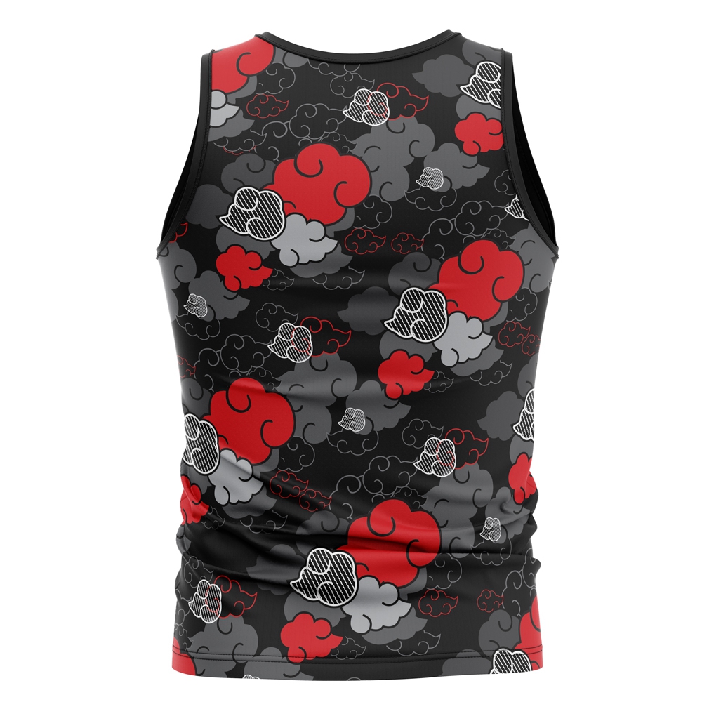 Black Aloha Akatsuki Naruto Tank Top