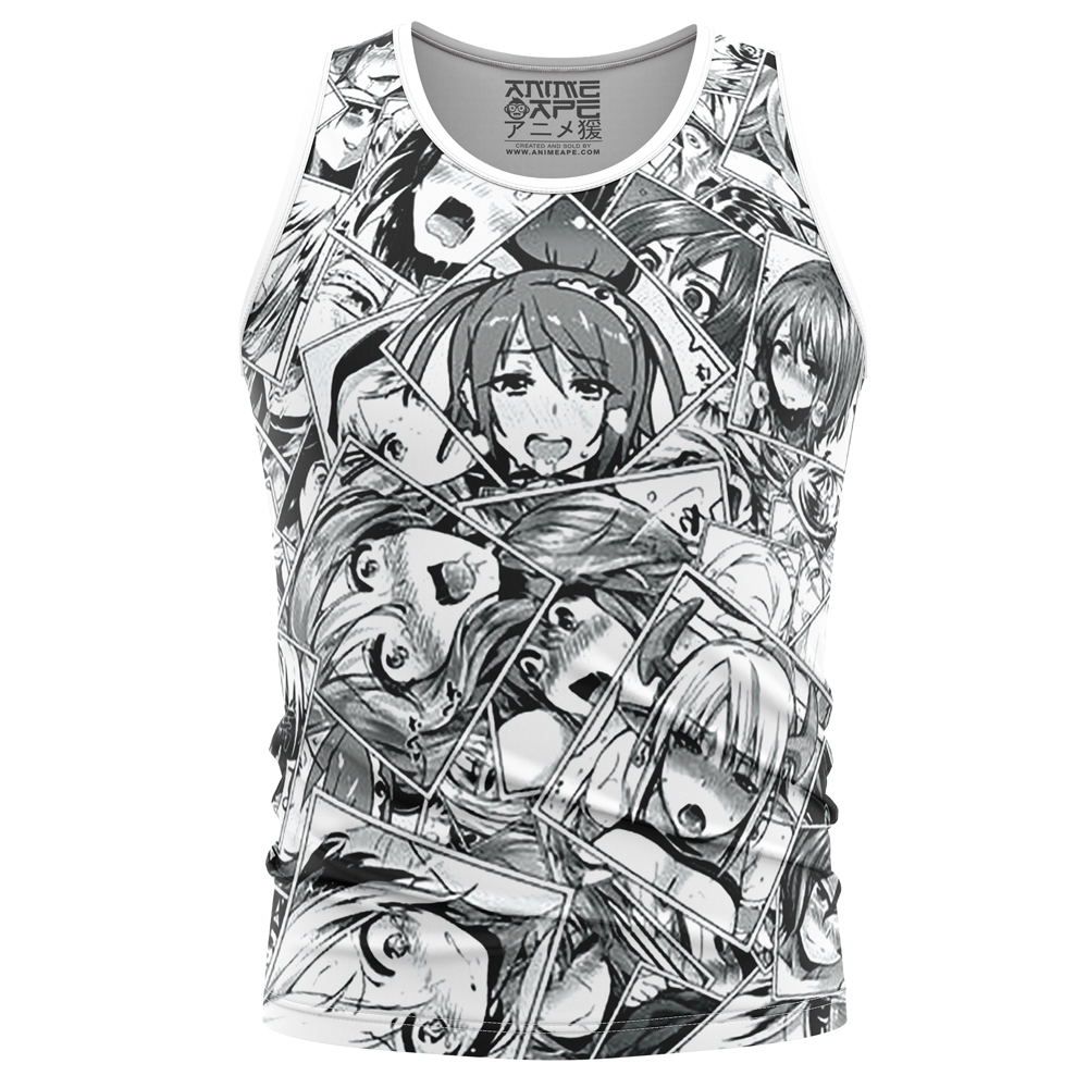 Ahegao Manga Collage Tank Top