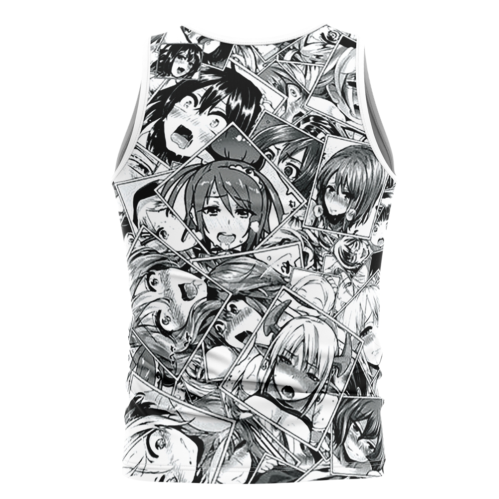 Ahegao Manga Collage Tank Top