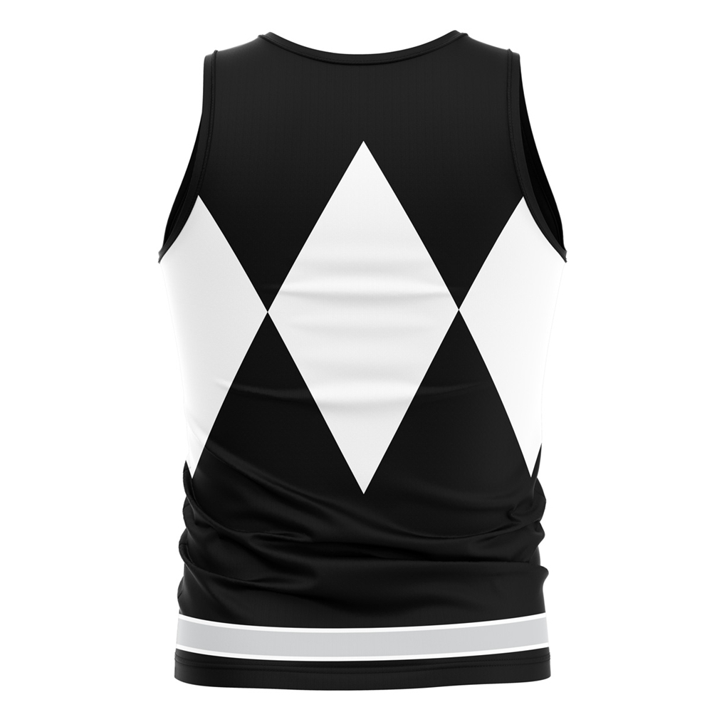 Black Ranger Mighty Morphin Power Rangers Tank Top