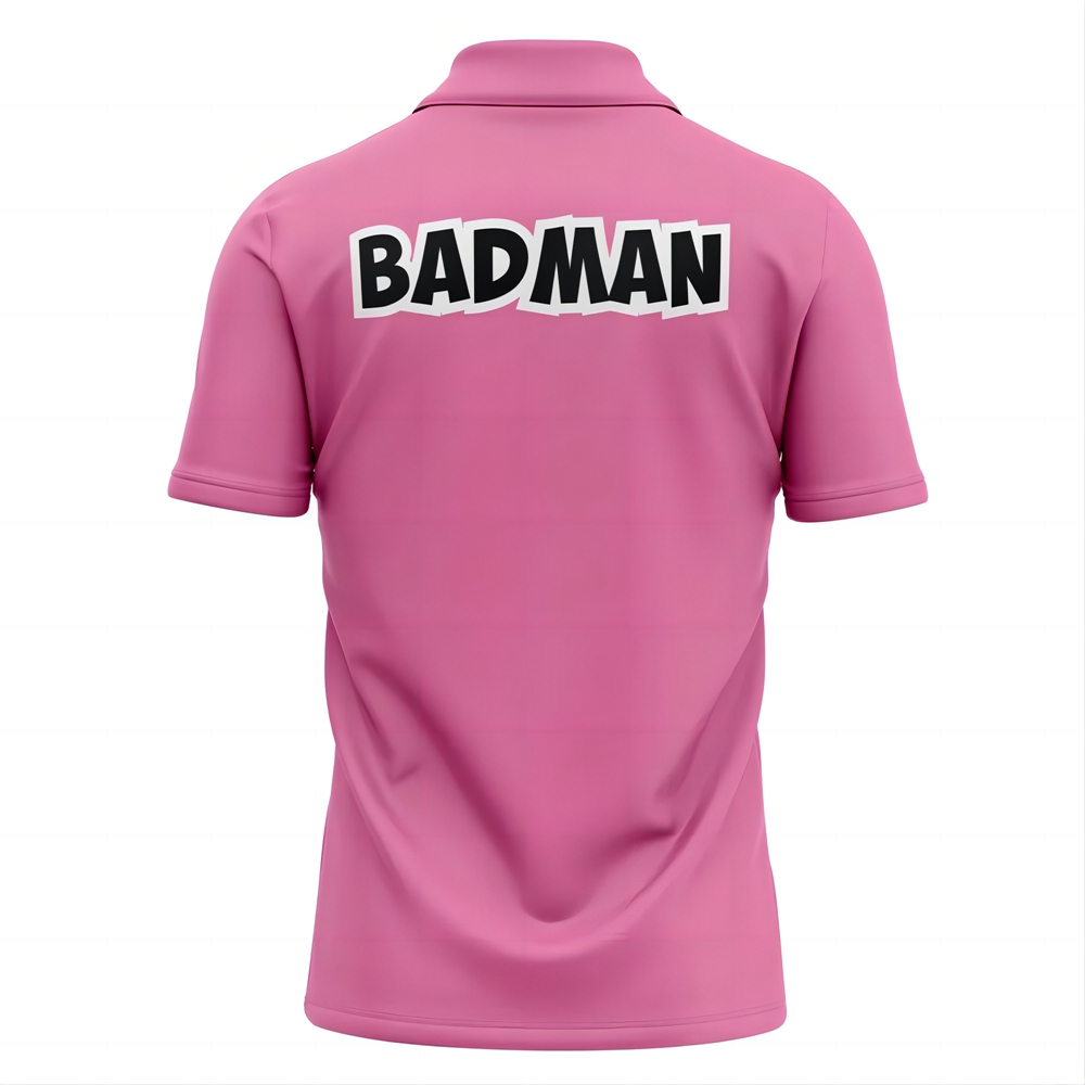 Vegeta Pink Badman Dragon Ball Z Polo Shirt