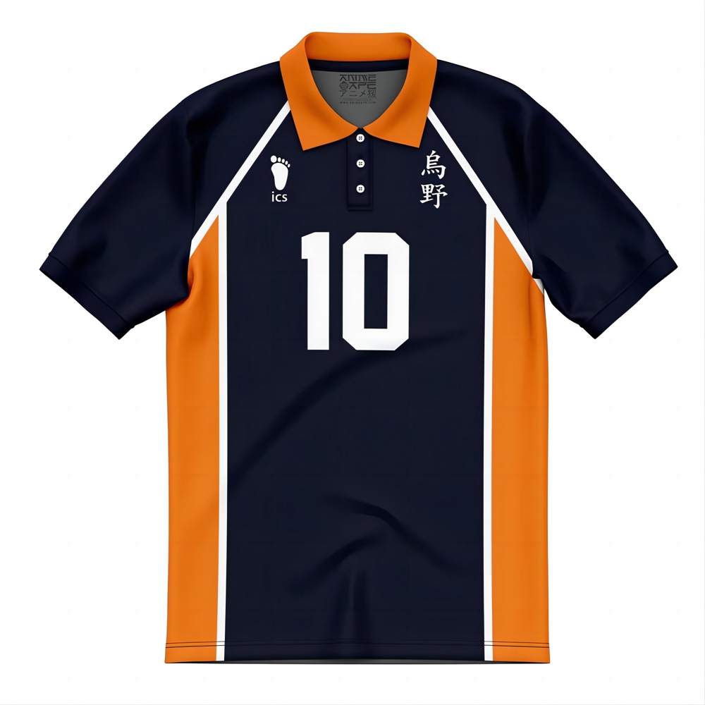 Personalized Team Karasuno Haikyuu Polo Jersey