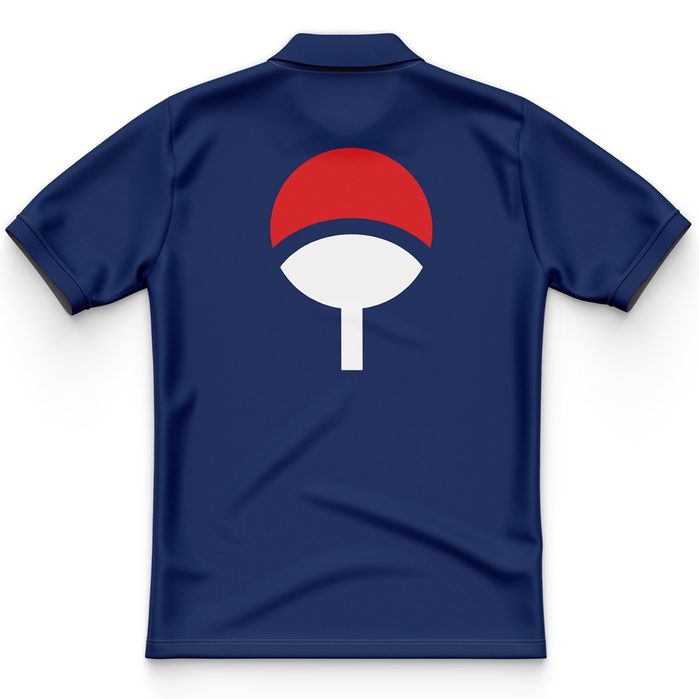 Uchiha Clan Symbol Naruto Polo Shirt