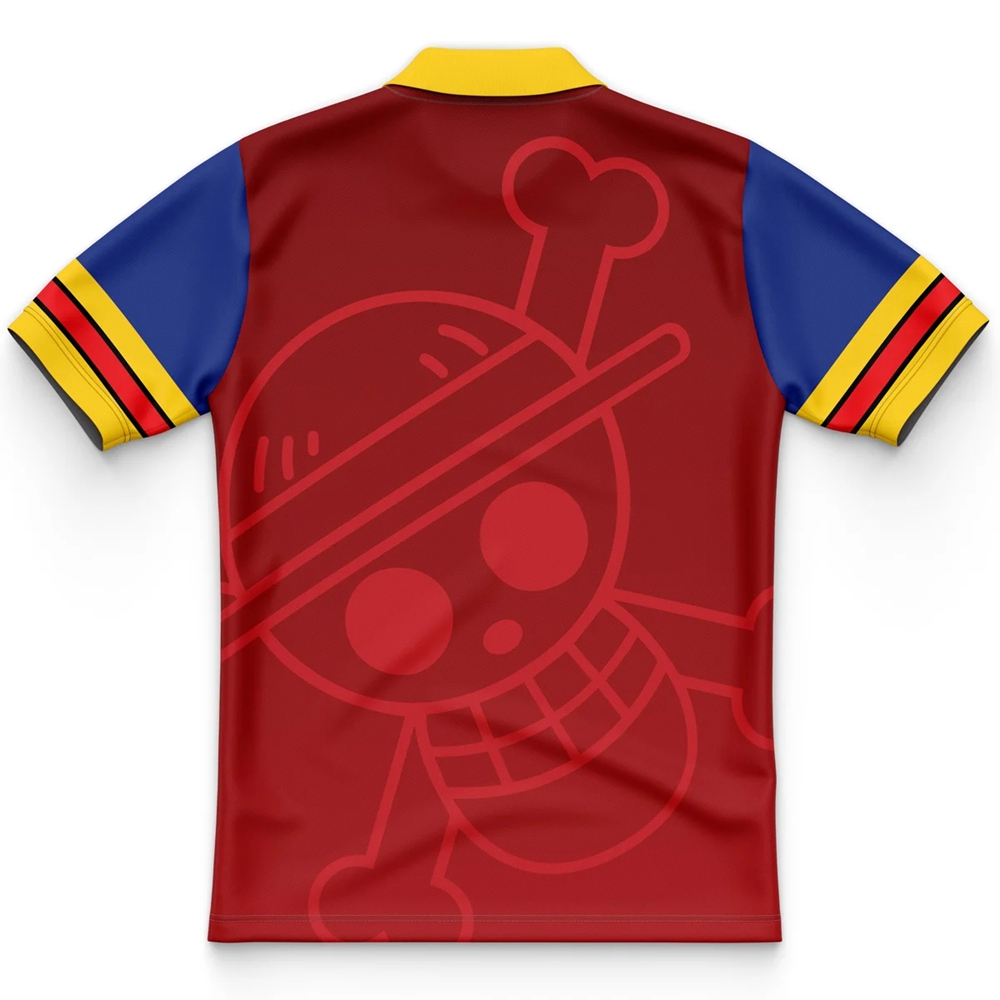 Luffy Straw Hats One Piece Polo Shirt