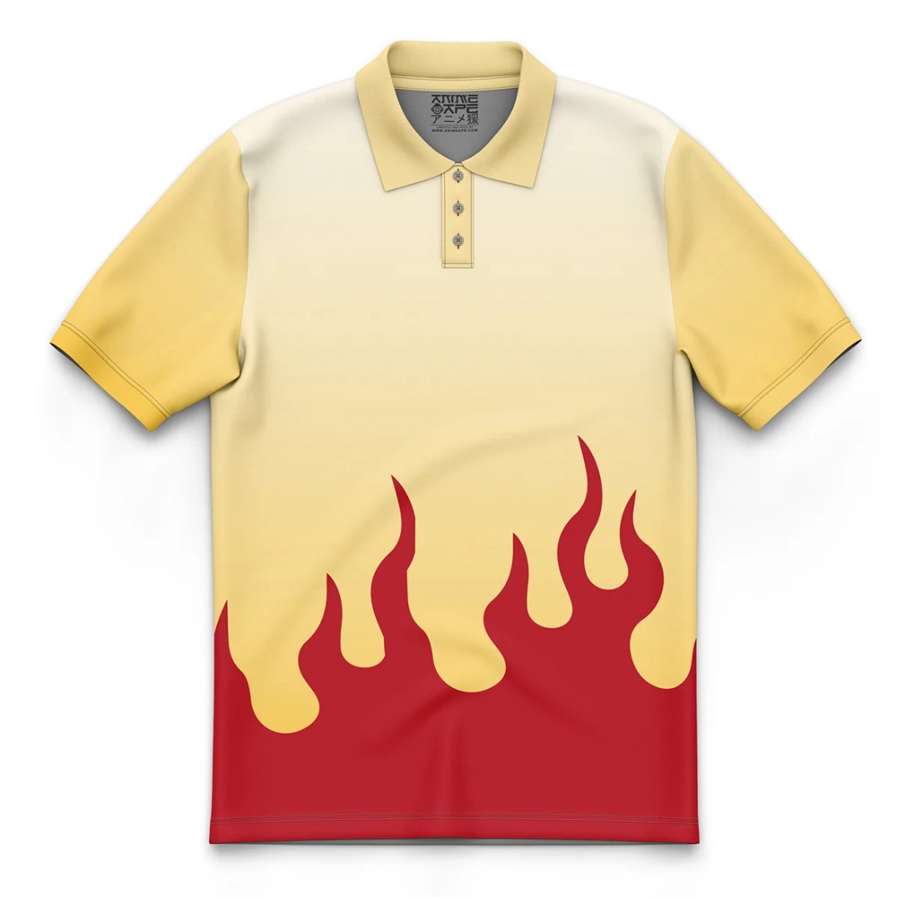 Kyojuro Rengoku Demon Slayer Polo Shirt