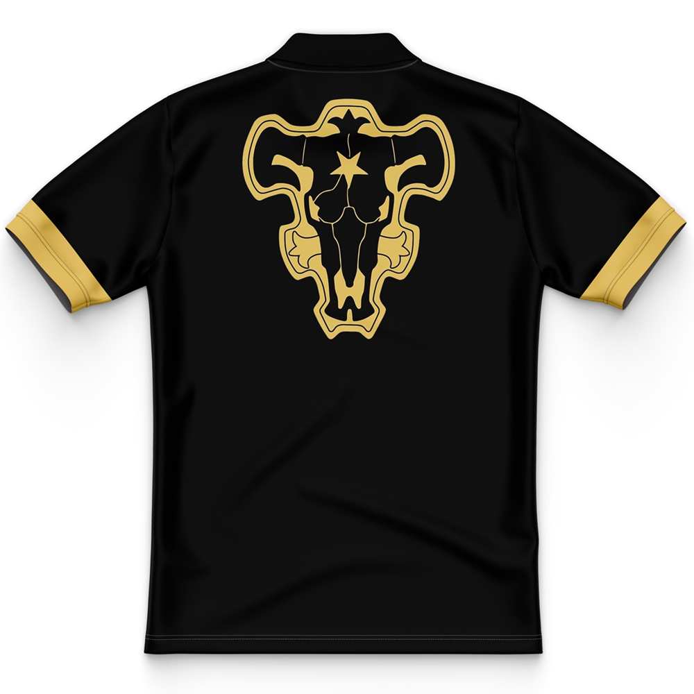 Black Bulls Black Clover Polo Shirt