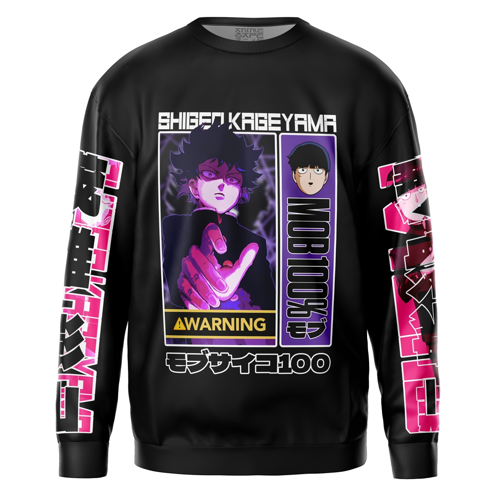 Shigeo Kageyama Mob Psycho 100 Streetwear Sweatshirt