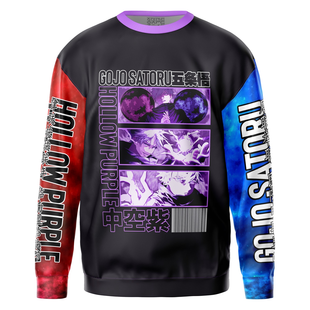 Gojo Satoru Hollow Purple Jujutsu Kaisen Streetwear Sweatshirt