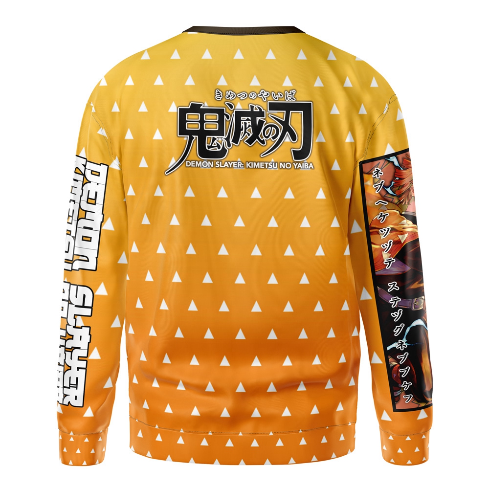 Agatsuma Zenitsu Haori Demon Slayer Streetwear Sweatshirt