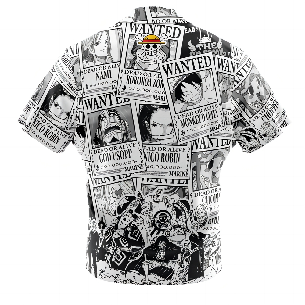 Aloha Strawhat One Piece Button Up Hawaiian Shirt