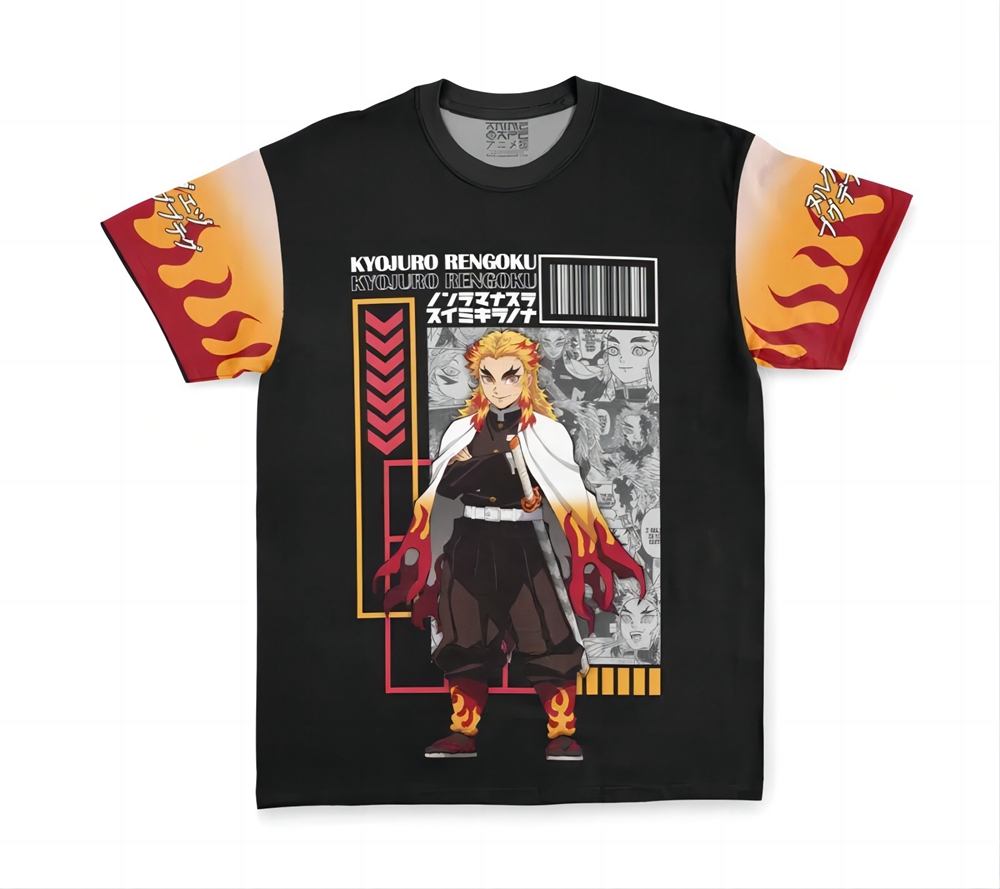 Kyojuro Rengoku Demon Slayer Streetwear T-Shirt