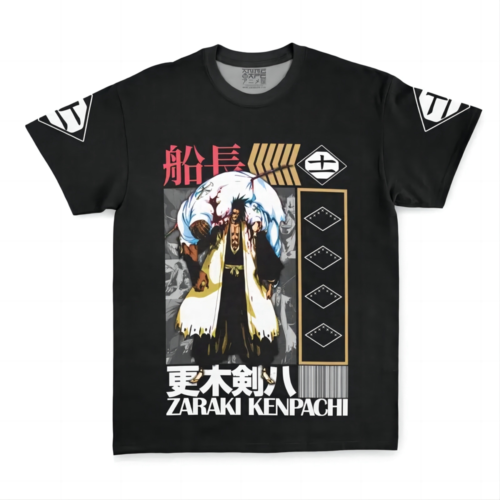 Zaraki Kenpachi TYBWA V2 Bleach Streetwear T-Shirt