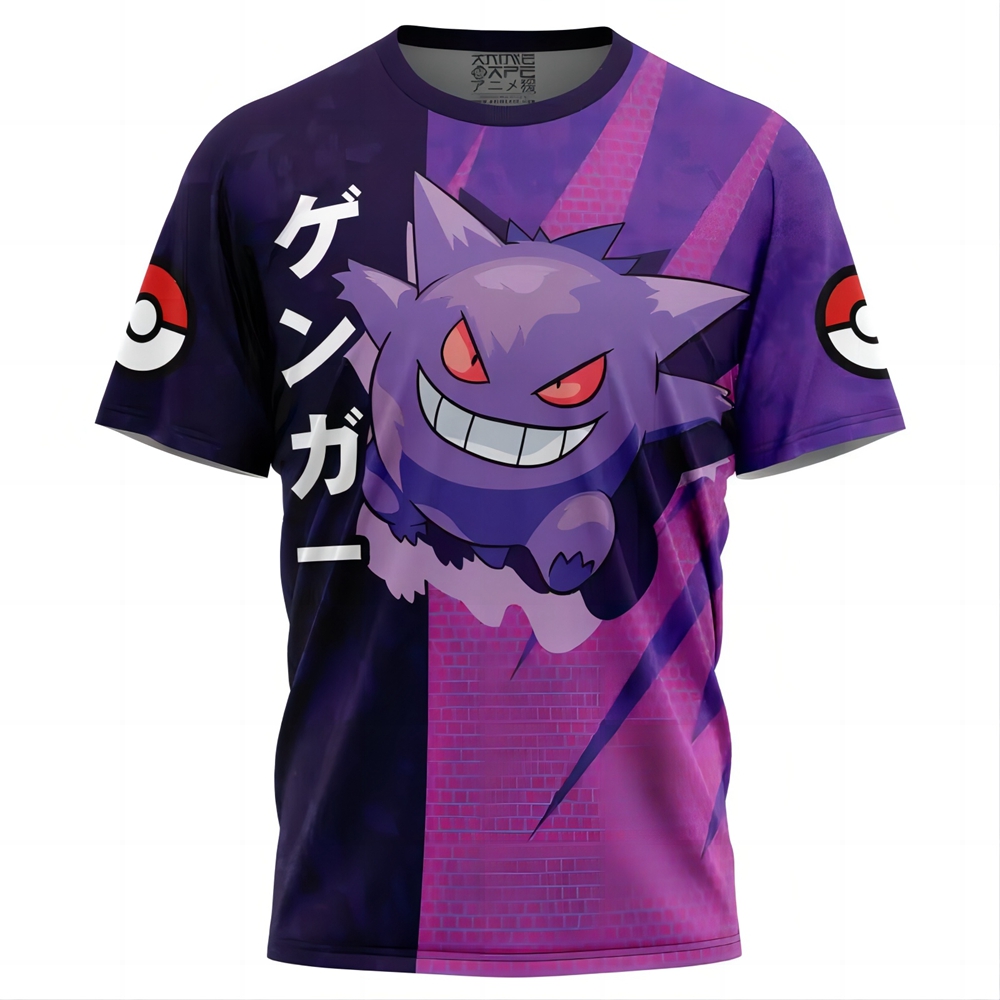 Gengar Attack Pokemon T-Shirt