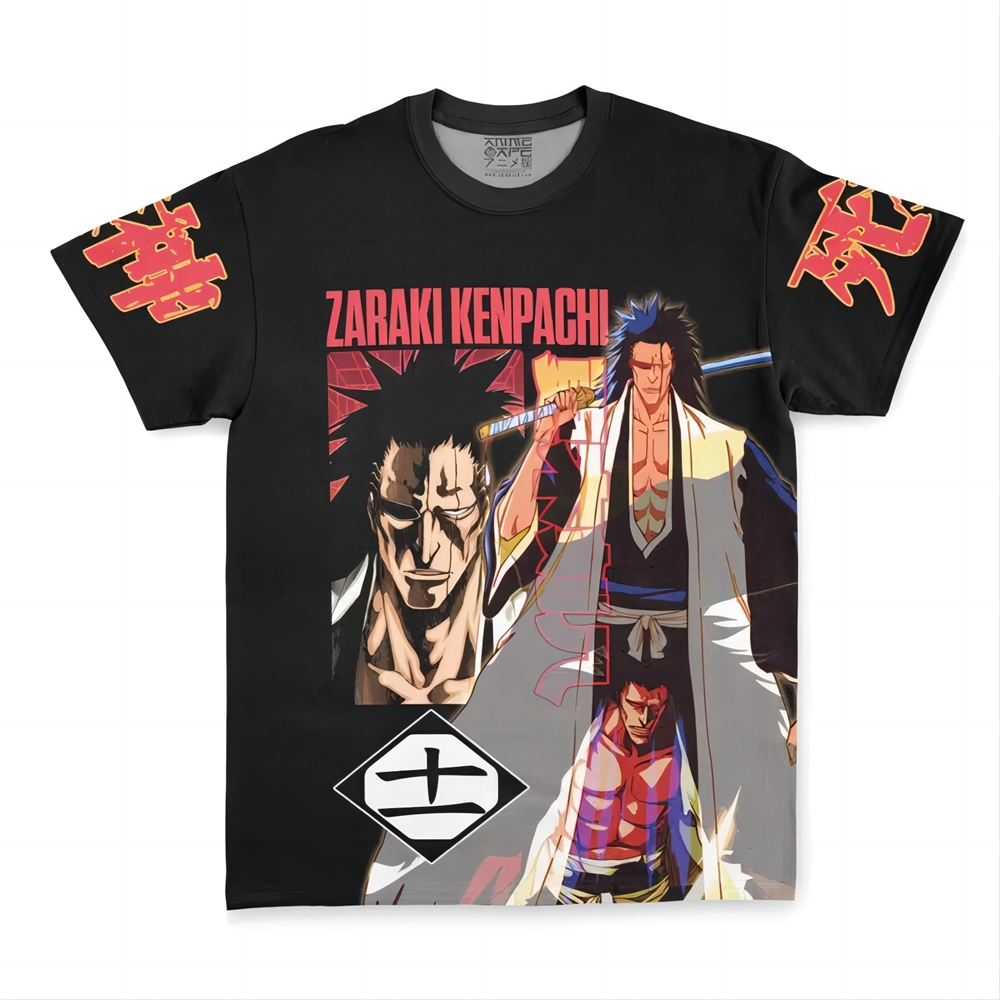 Zaraki Kenpachi TYBWA V3 Bleach Streetwear T-Shirt