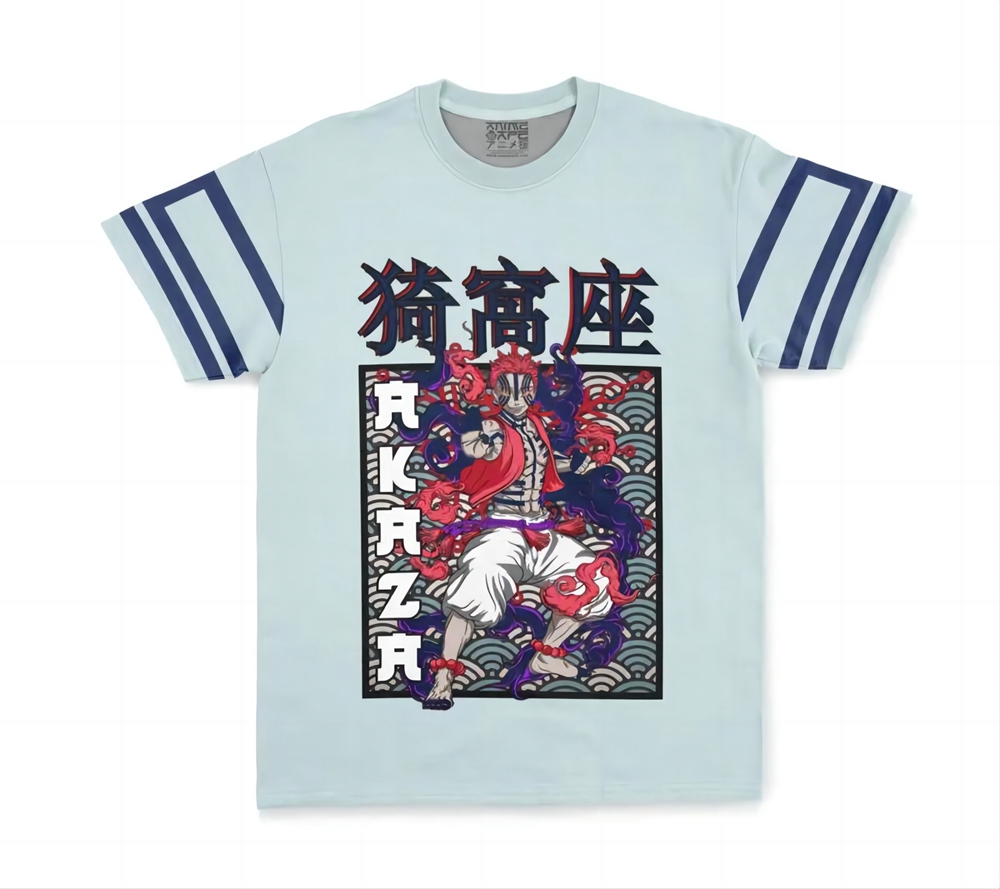 Akaza Demon Slayer Streetwear T-Shirt