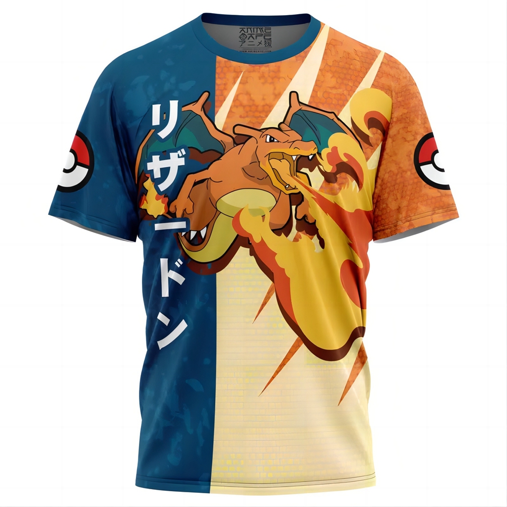 Charizard Attack Pokemon T-Shirt