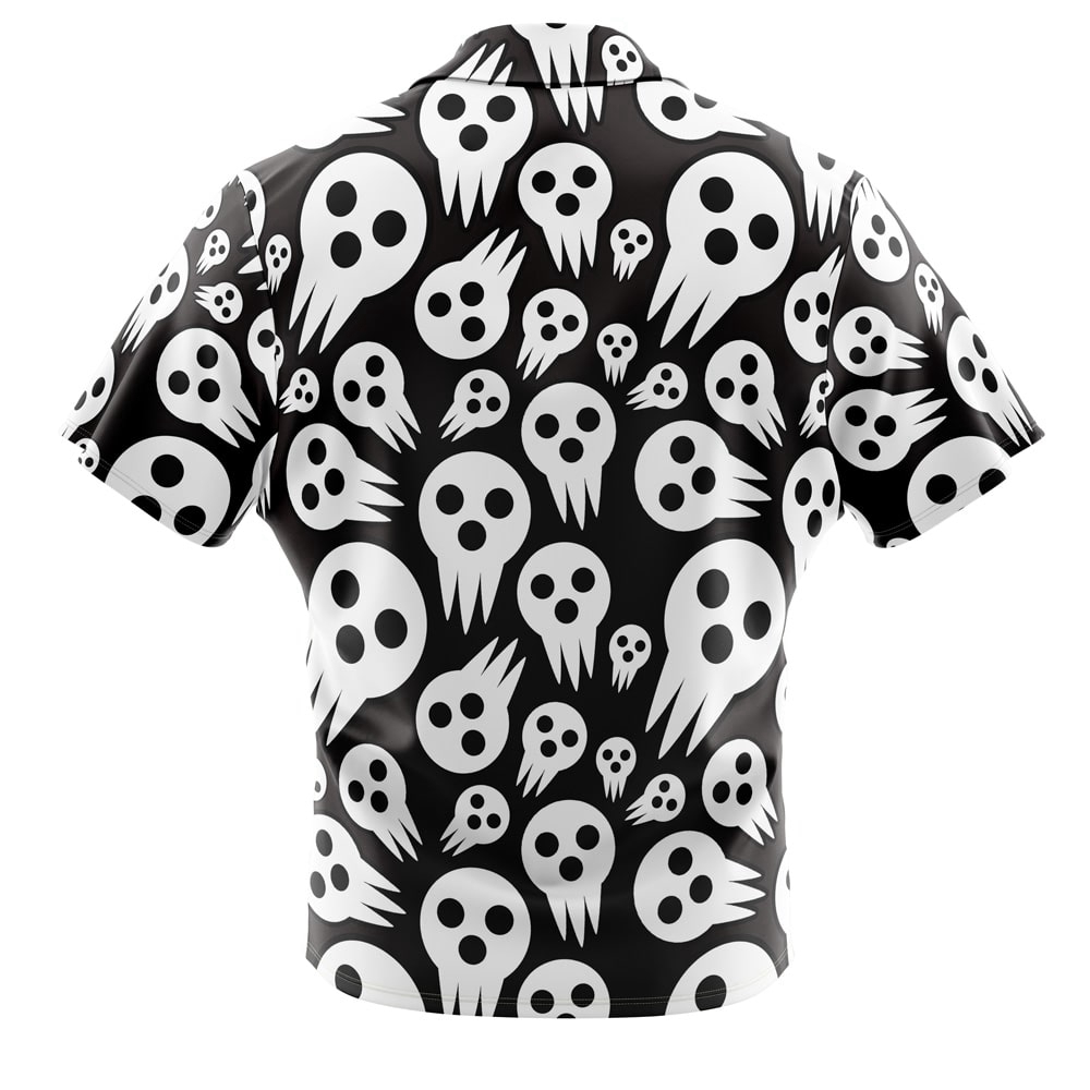 Death the Kid Soul Eater Button Up Hawaiian Shirt