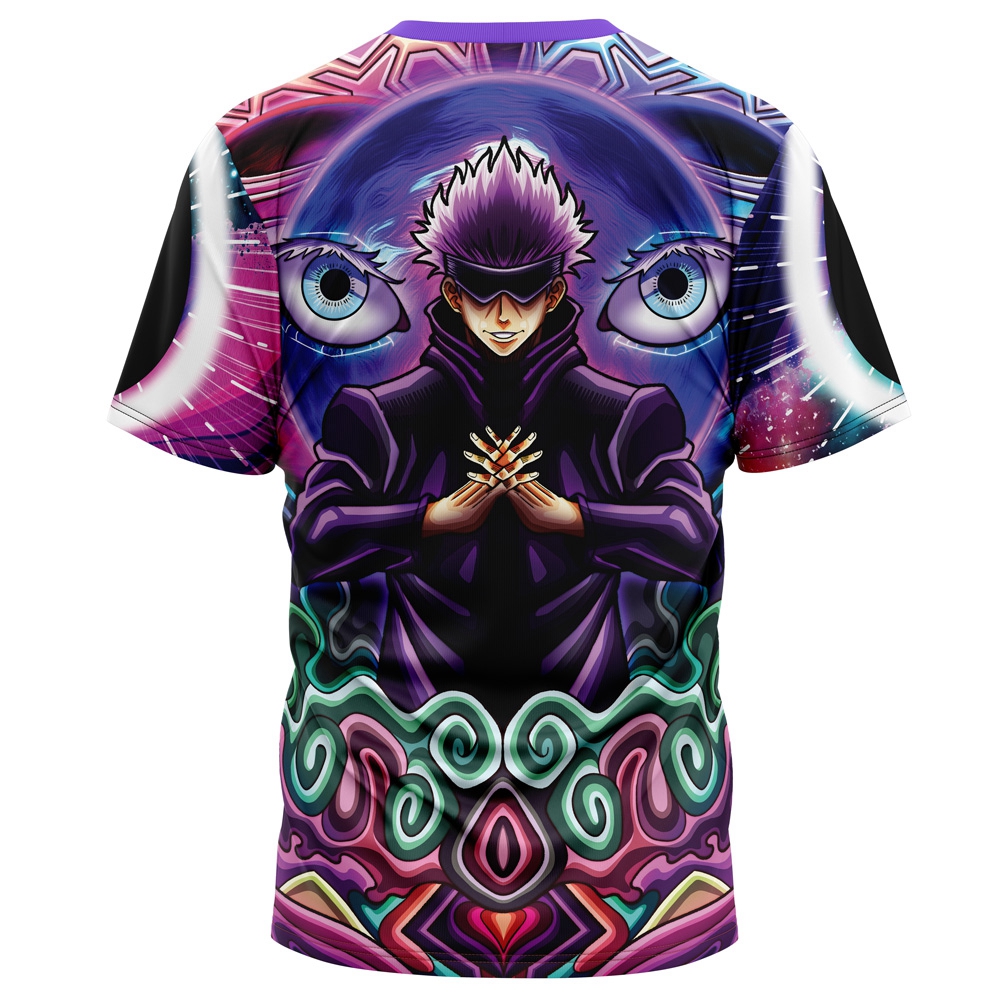 Trippy Gojo Satoru Hollow Purple Jujutsu Kaisen T-Shirt