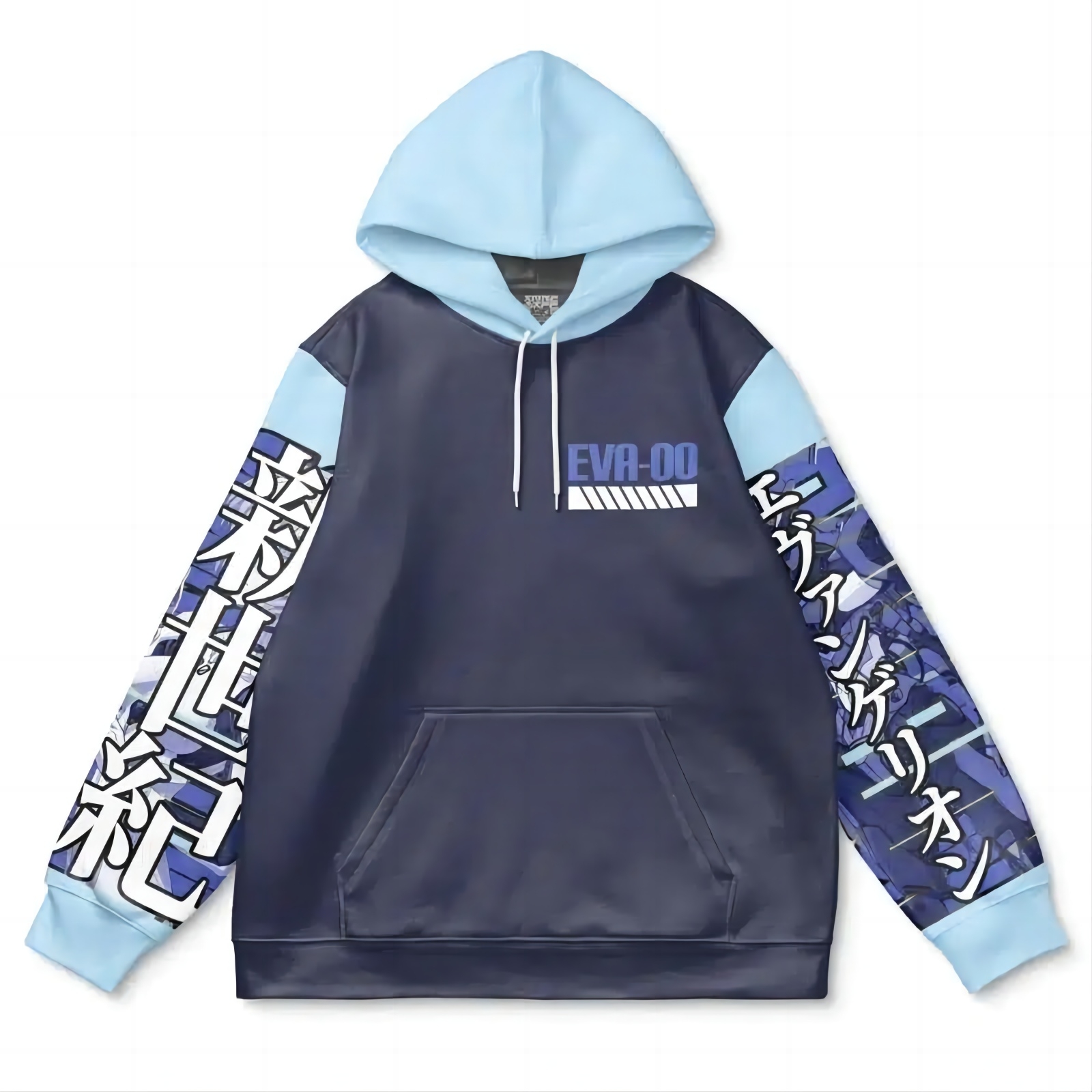 Rei Ayanami x Eva 00 Neon Genesis Evangelion Streetwear Hoodie