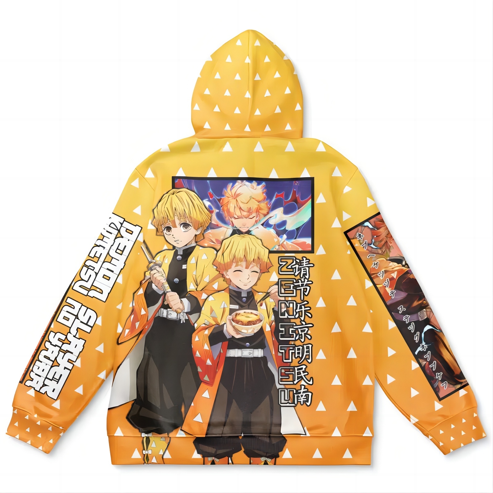 Agatsuma Zenitsu Haori Demon Slayer Streetwear Hoodie