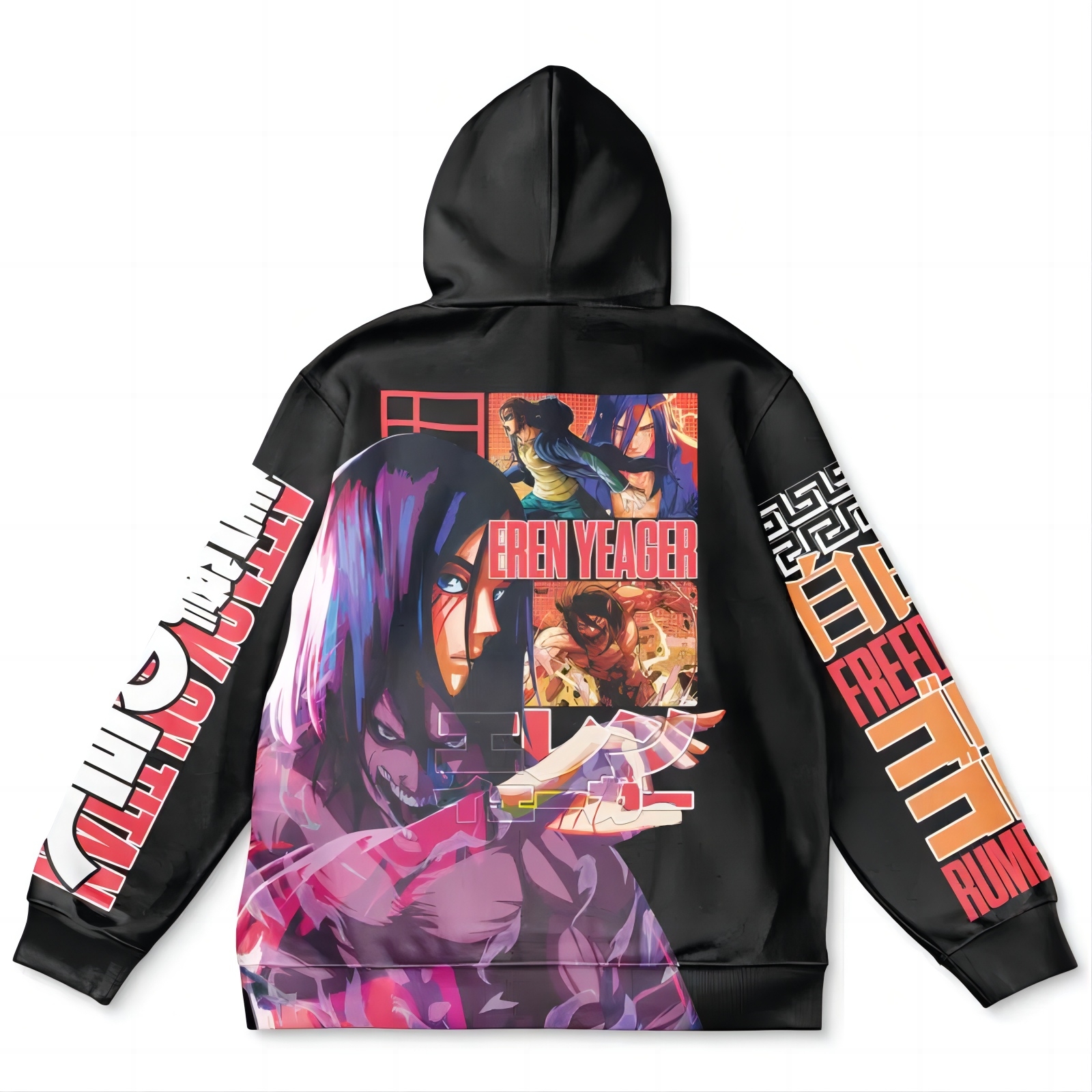 Eren Yeager V3 Attack on Titan Streetwear Hoodie