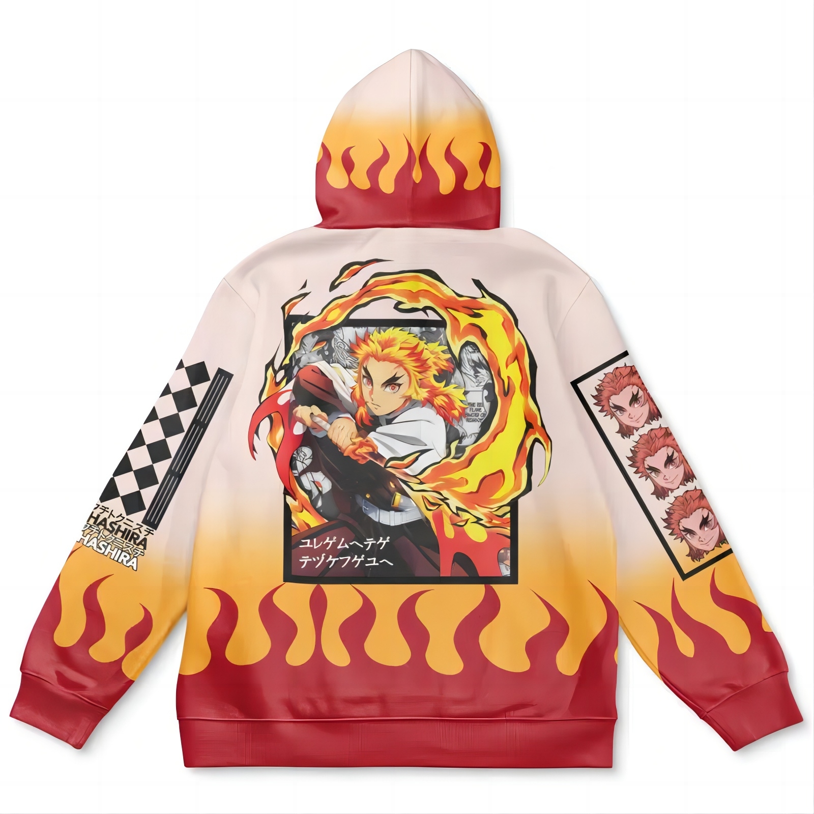 Kyojuro Rengoku Haori Demon Slayer Streetwear Hoodie