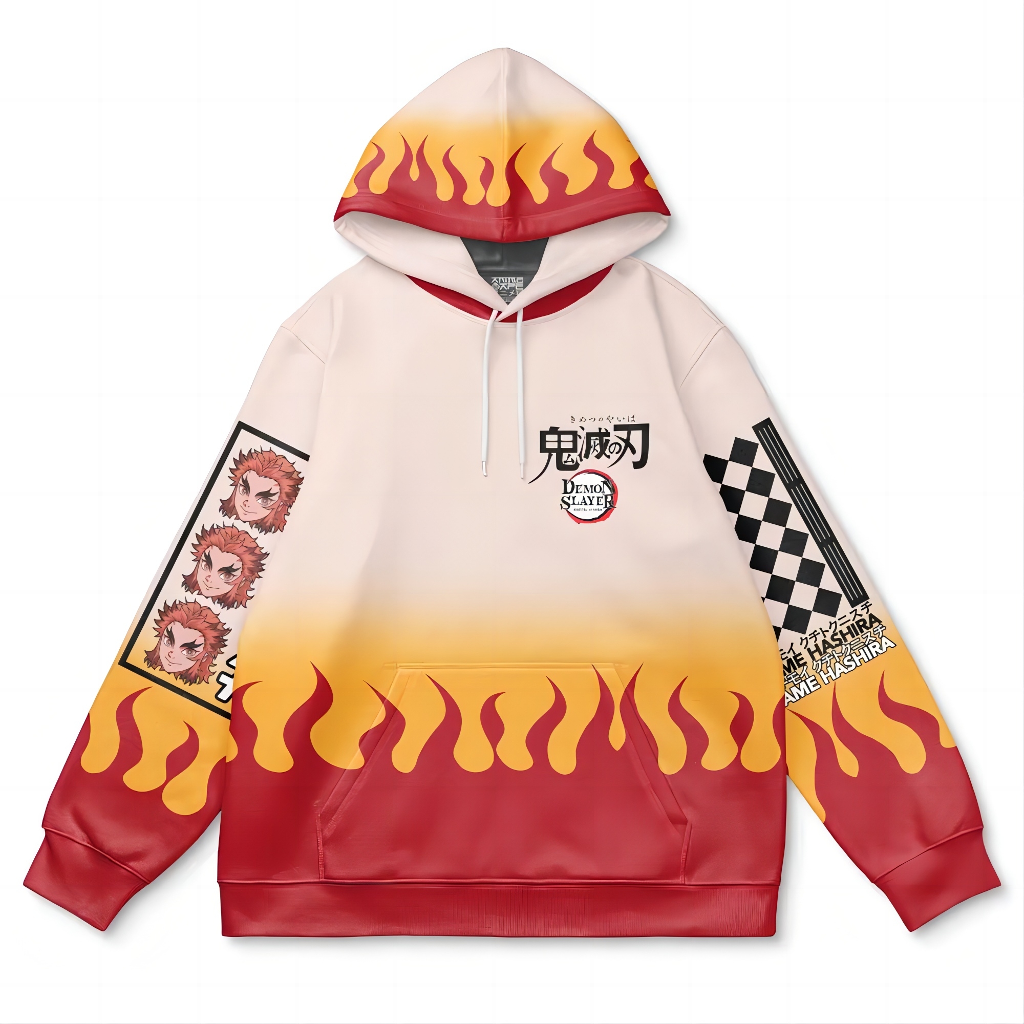 Kyojuro Rengoku Haori Demon Slayer Streetwear Hoodie