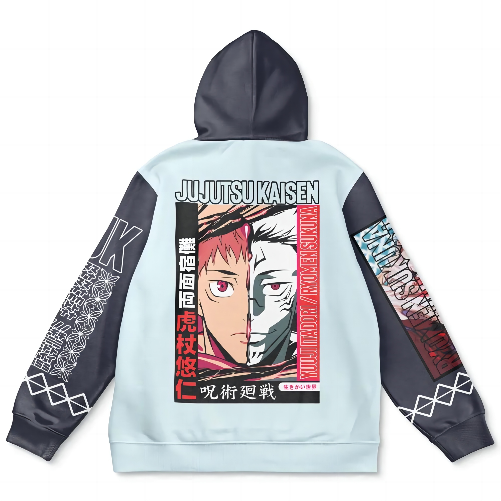 Itadori Yuuji x Ryomen Sukuna Jujutsu Kaisen Streetwear Hoodie