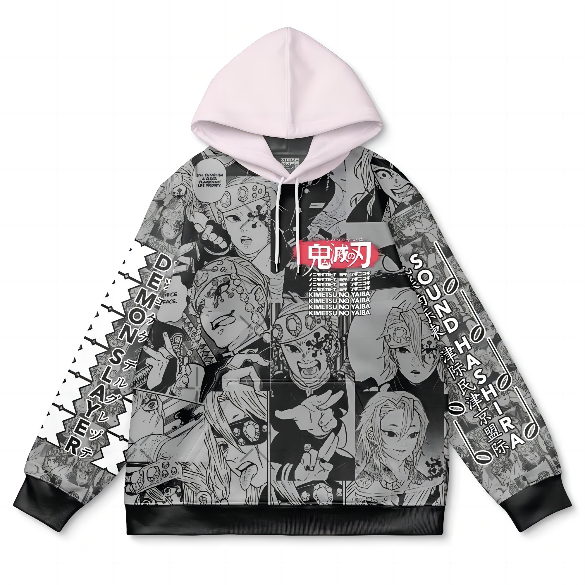 Uzui Tengen Manga Collage Demon Slayer Streetwear Hoodie