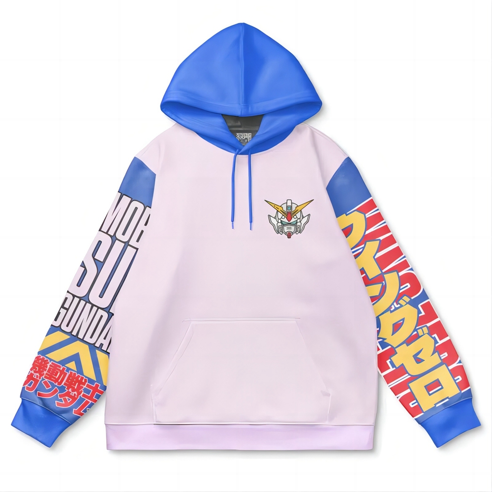 Heero Yuya x Wing Zero Gundam Wing Endless Waltz Streetwear Hood