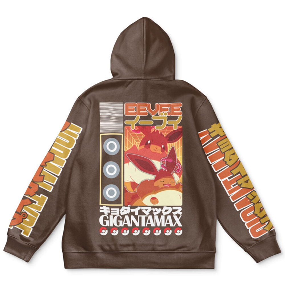 Gigantamax Eevee Pokemon Streetwear Hoodie