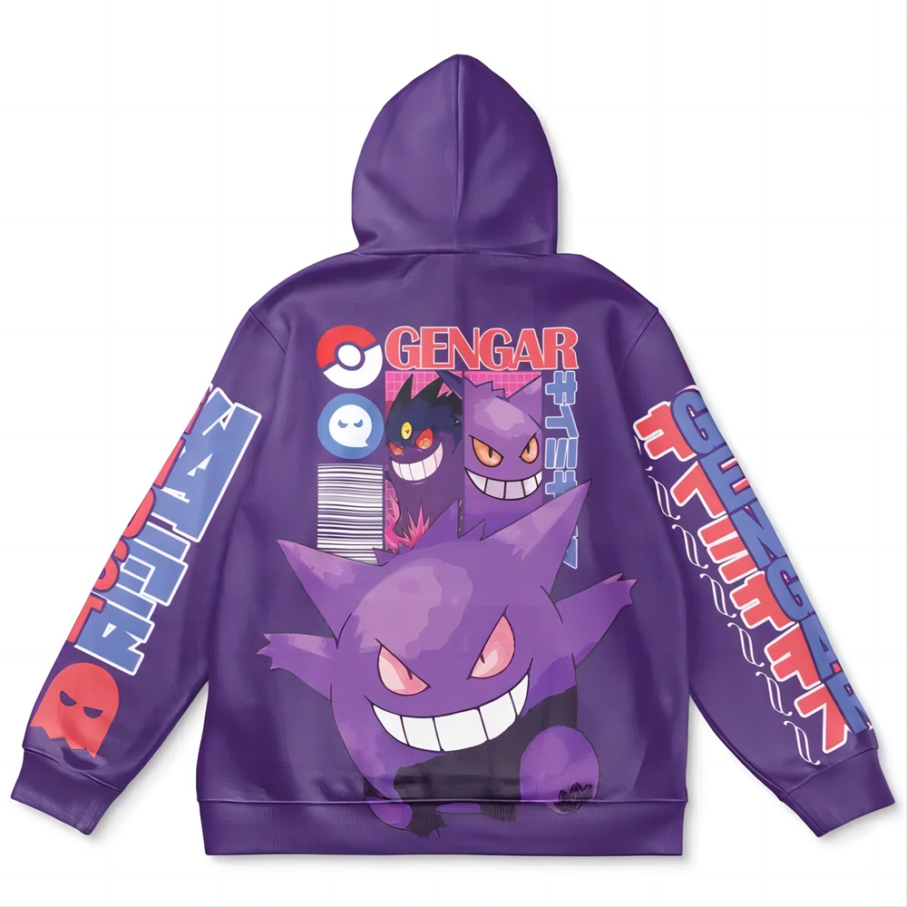 Gengar V4 Pokemon Streetwear Hoodie