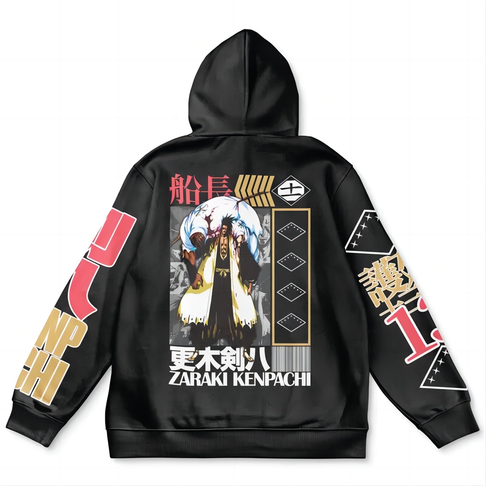 Zaraki Kenpachi TYBWA V2 Bleach Streetwear Hoodie