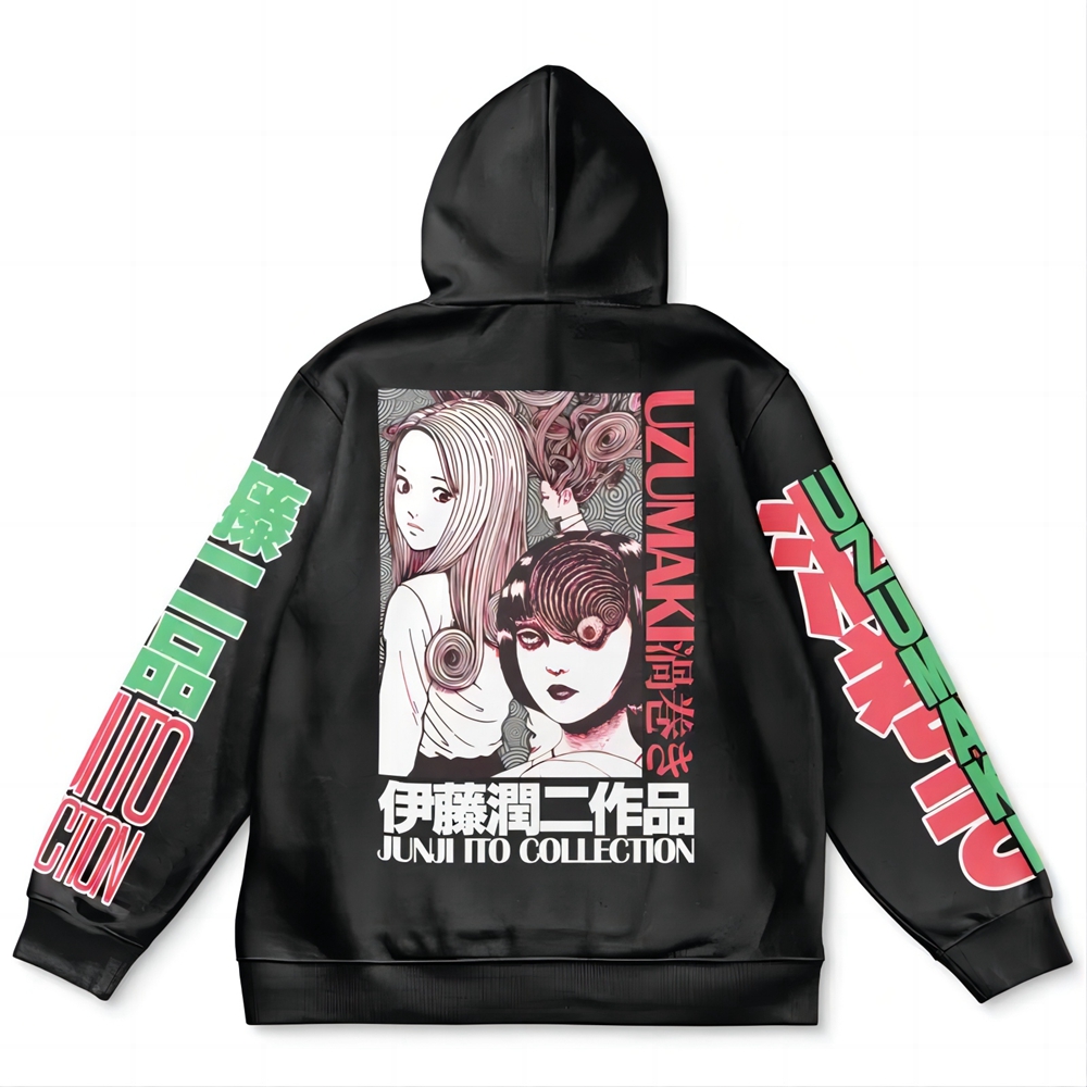 Uzumaki Junji Ito Collection Streetwear Hoodie