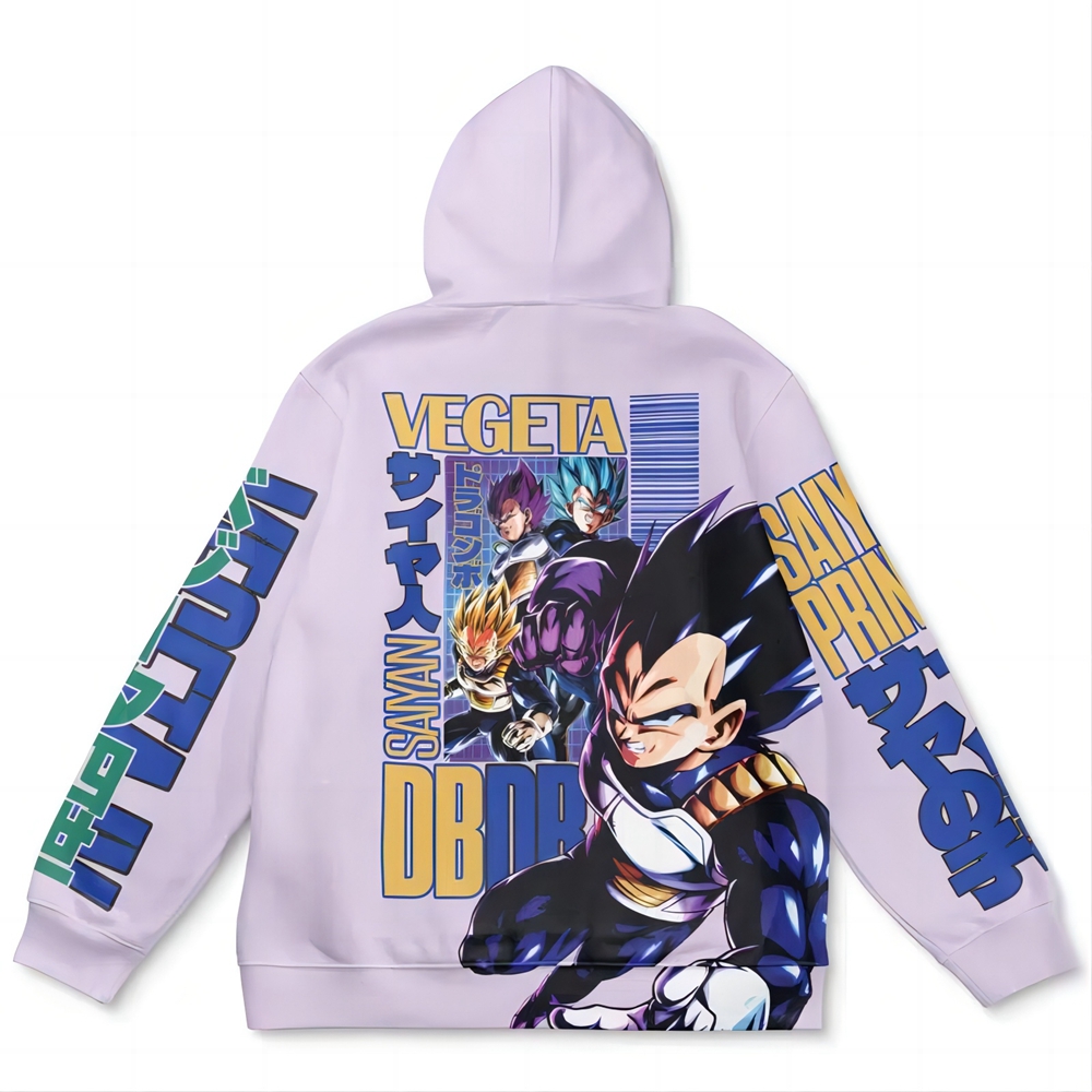 Vegeta V3 Dragon Ball Streetwear Hoodie