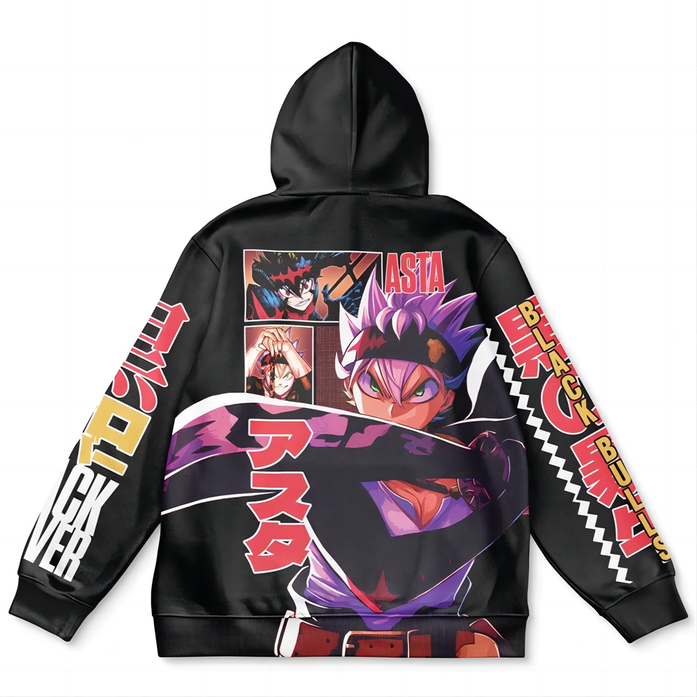 Asta V3 Black Clover Streetwear Hoodie