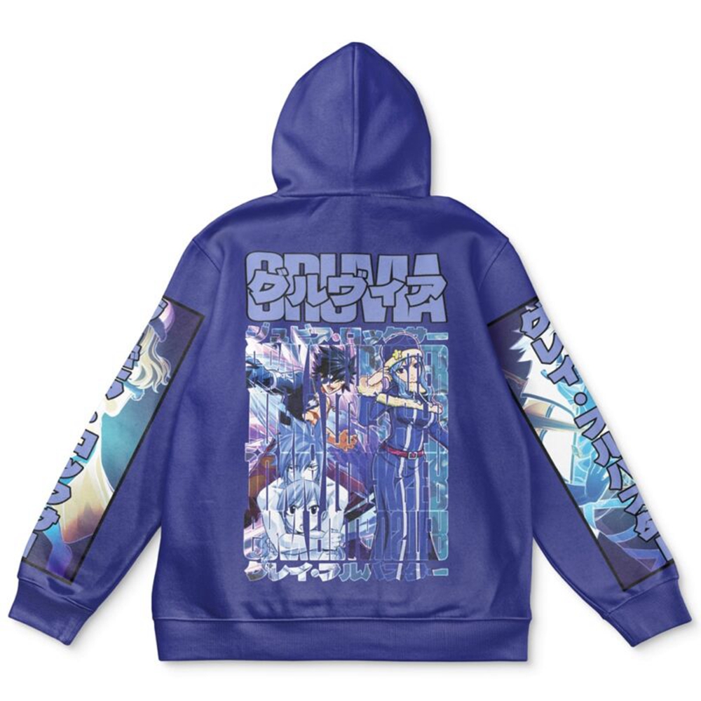 Gruvia Fairy Tail Streetwear Hoodie