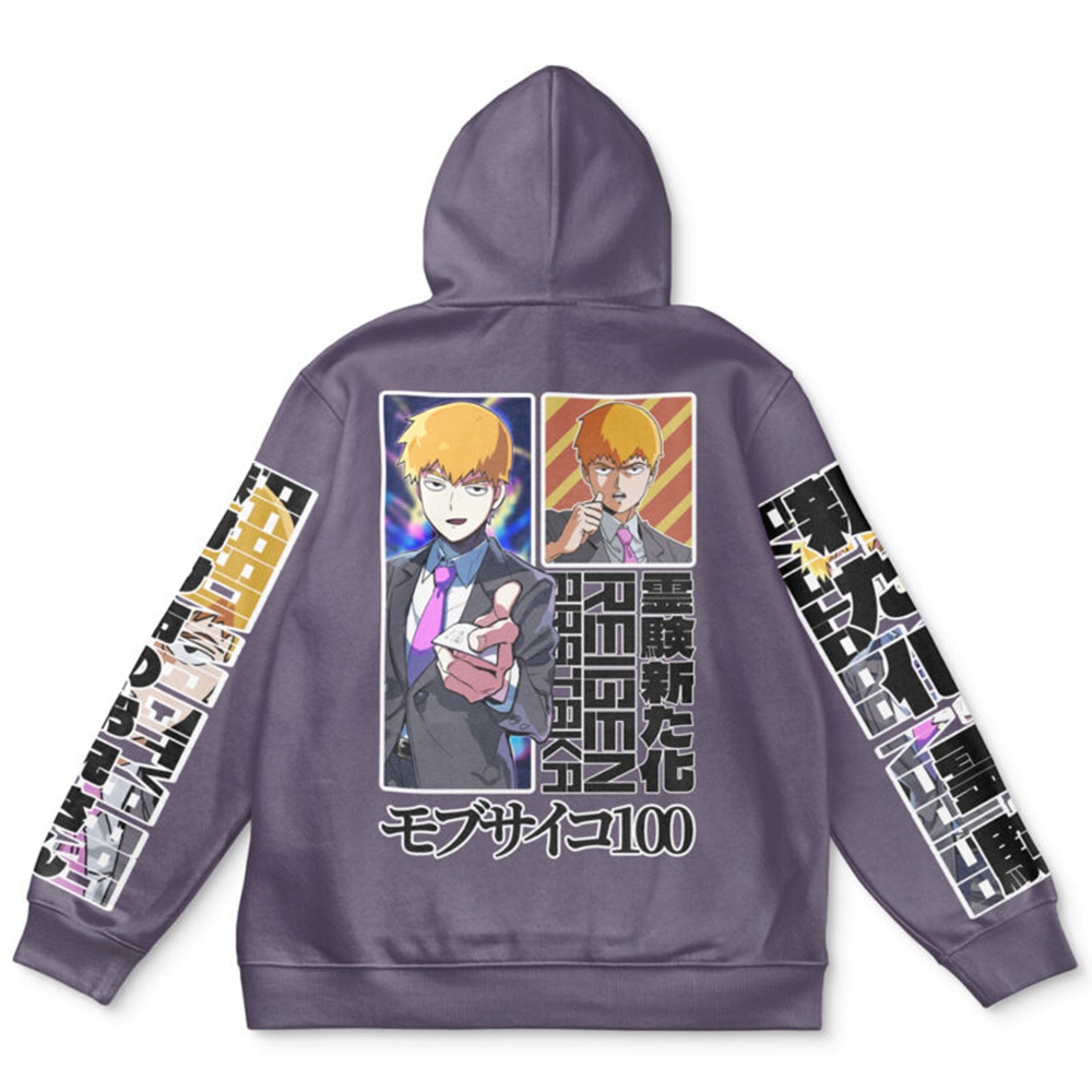 Reigen Arataka Mob Psycho 100 Streetwear Hoodie