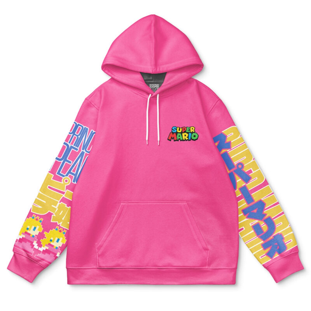 Peach Super Mario Streetwear Hoodie