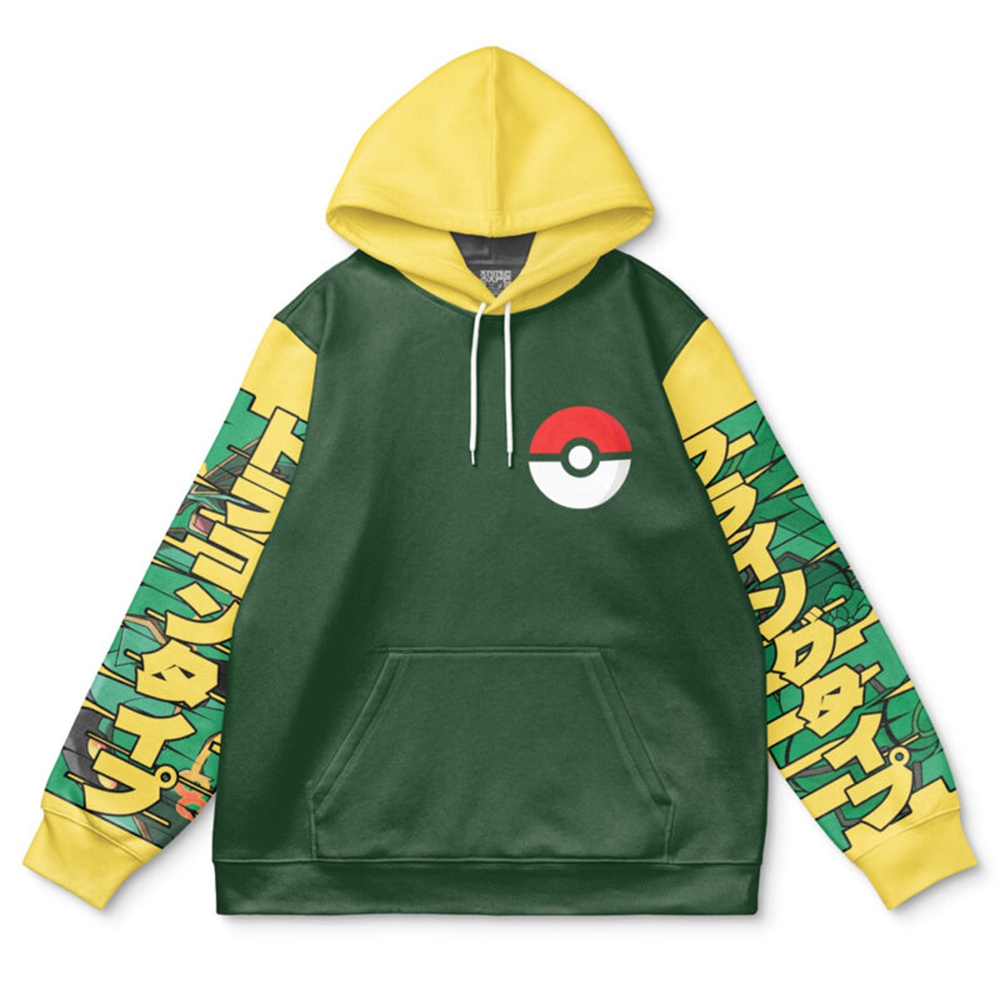 Rayquaza Pokemon Streetwear Hoodie