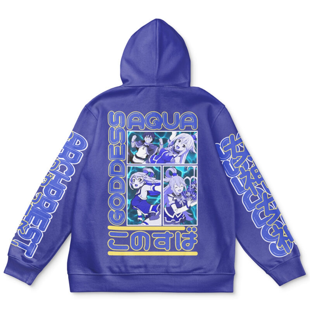 Aqua Konosuba Streetwear Hoodie