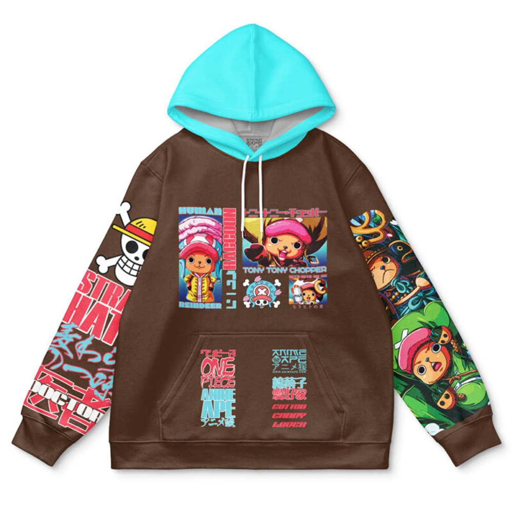 Tony Tony Chopper V4 One Piece Streetwear Hoodie