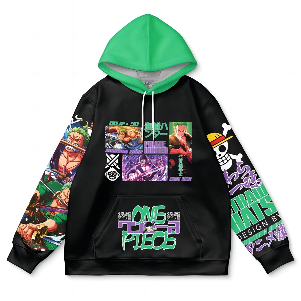 Roronoa Zoro V4 One Piece Streetwear Hoodie