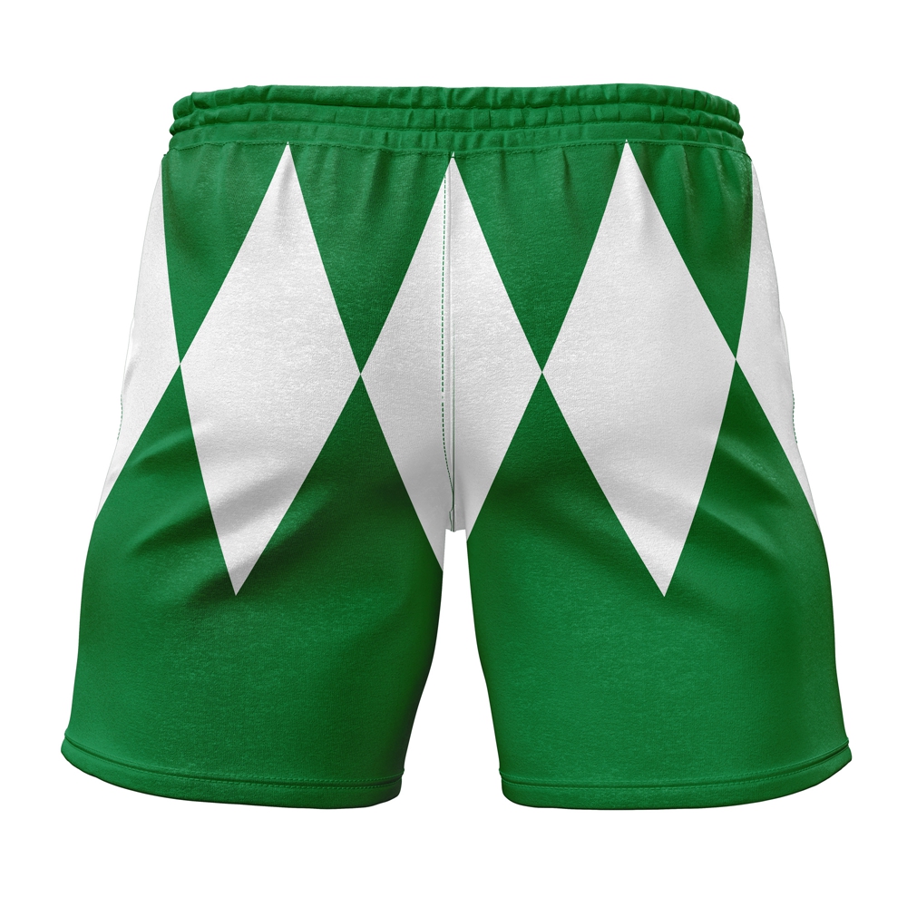 Green Ranger Mighty Morphin Power Rangers Gym Shorts