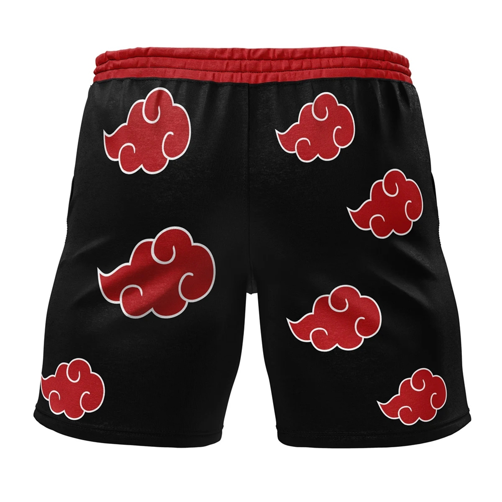 Naruto Akatsuki Gym Shorts