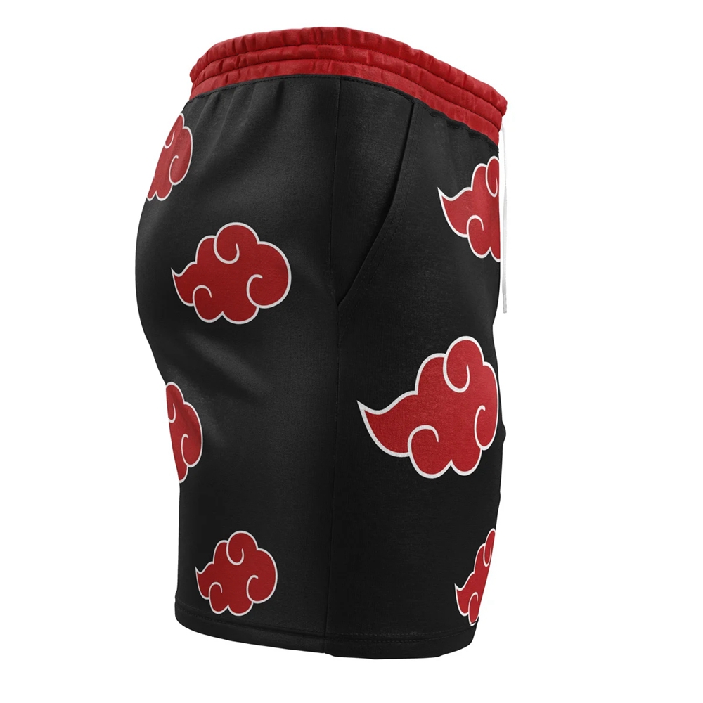 Naruto Akatsuki Gym Shorts