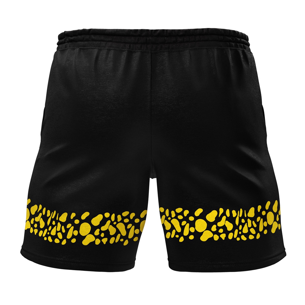 Trafalgar D. Water Law Black Punk Hazard One Piece Gym Shorts