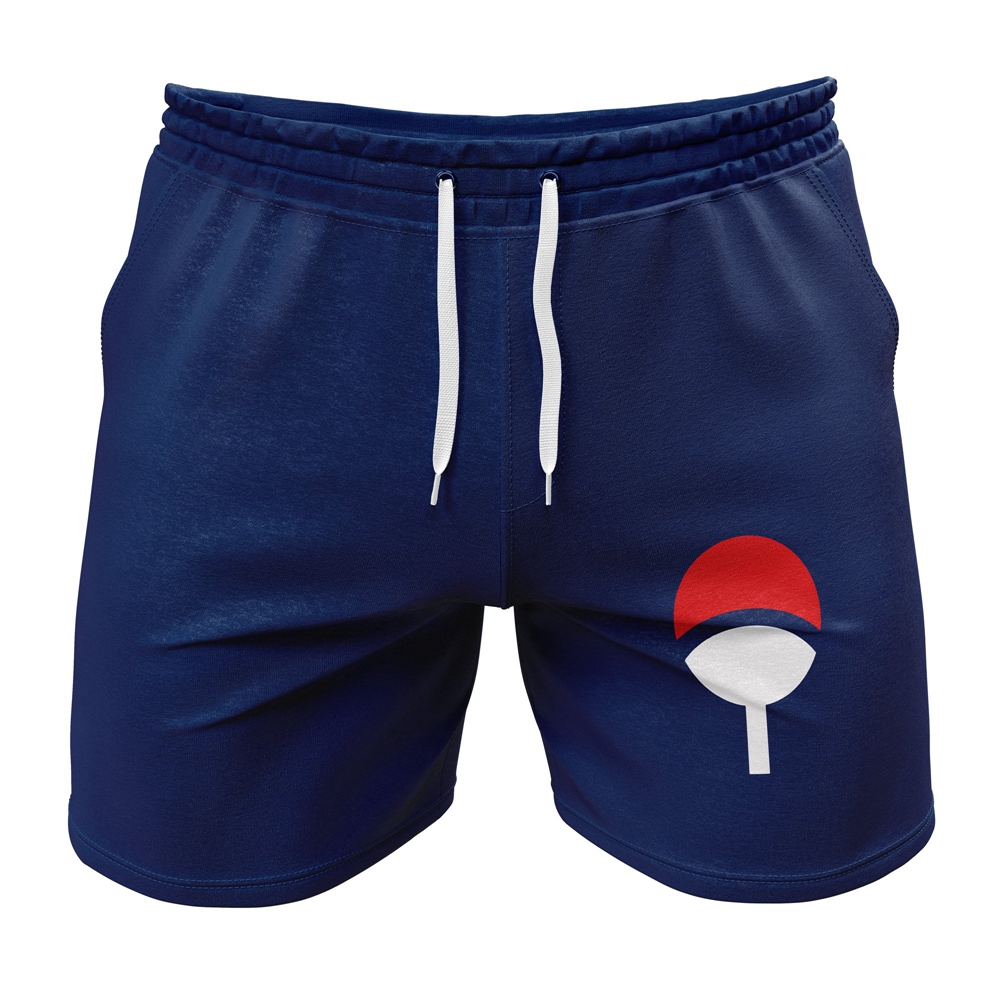 Uchiha Symbol Naruto Gym Shorts