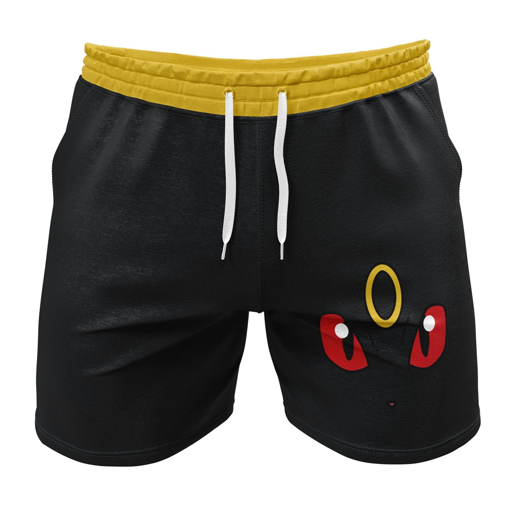 Umbreon Face Pokemon Gym Shorts