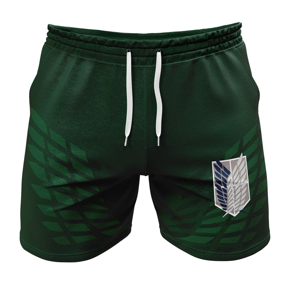 Survey Corps Attack on Titan Gym Shorts